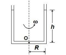 Question image for A U-tube of a very small bore, with its limbs in